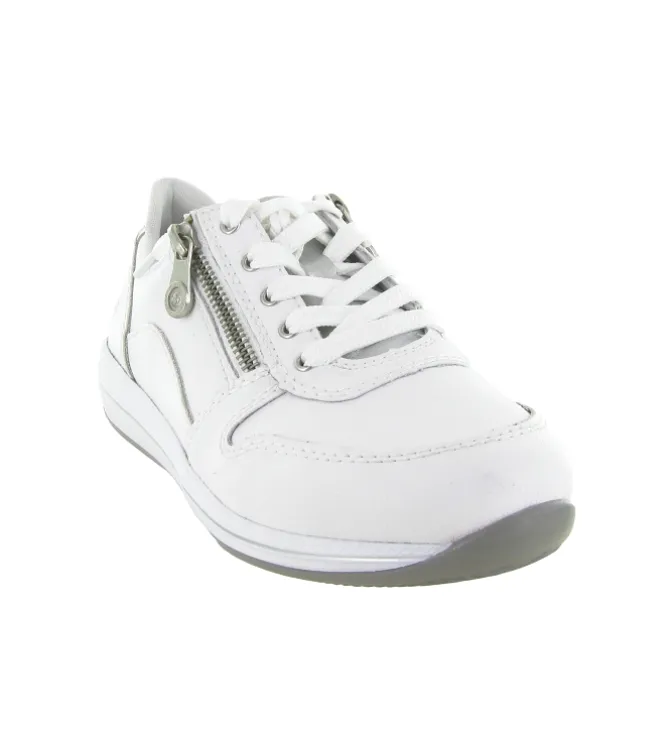 baskets et sneakers - Confort - femme - Cuir - Blanc - Rieker