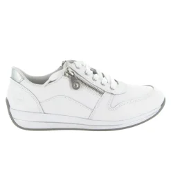 baskets et sneakers - Confort - femme - Cuir - Blanc - Rieker