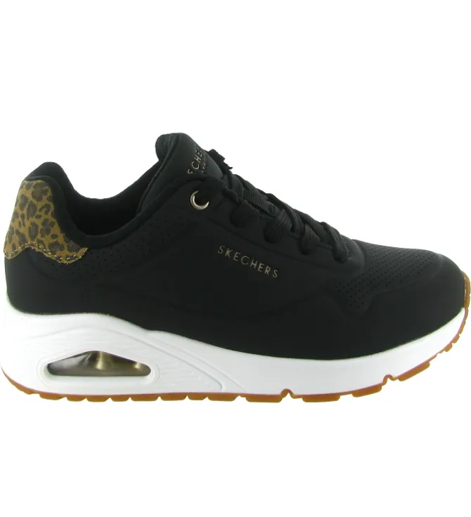 baskets et sneakers - Confort - femme - Synthétique - Noir - Skechers footwear