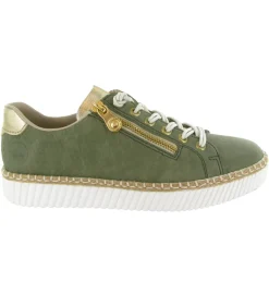baskets et sneakers - Confort - femme - Synthétique - Vert - Rieker