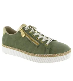 baskets et sneakers - Confort - femme - Synthétique - Vert - Rieker