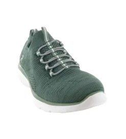 baskets et sneakers - Confort - femme - Synthétique - Vert - Rieker
