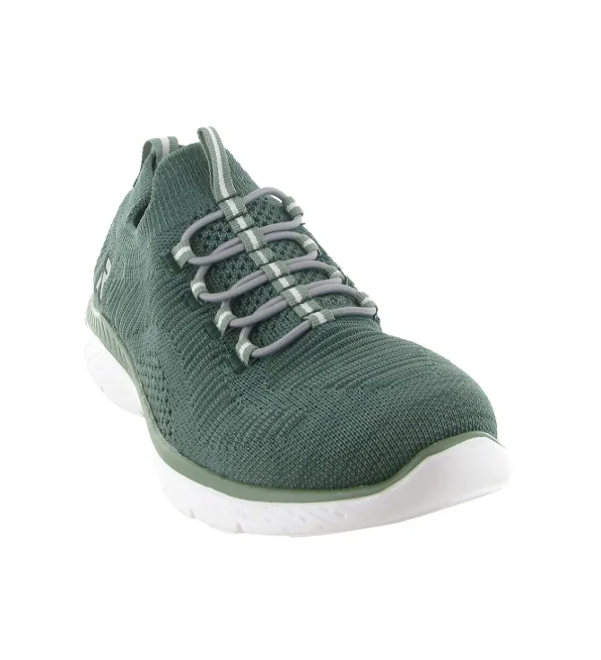 baskets et sneakers - Confort - femme - Synthétique - Vert - Rieker