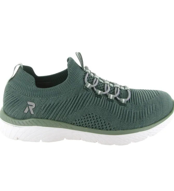 baskets et sneakers - Confort - femme - Synthétique - Vert - Rieker