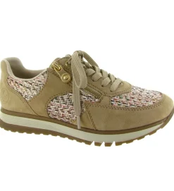 baskets et sneakers - Confort - femme - Cuir - Beige - Rieker