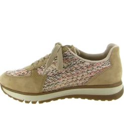 baskets et sneakers - Confort - femme - Cuir - Beige - Rieker