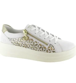 baskets et sneakers - Confort - femme - Cuir - Blanc - Remonte