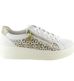 baskets et sneakers - Confort - femme - Cuir - Blanc - Remonte