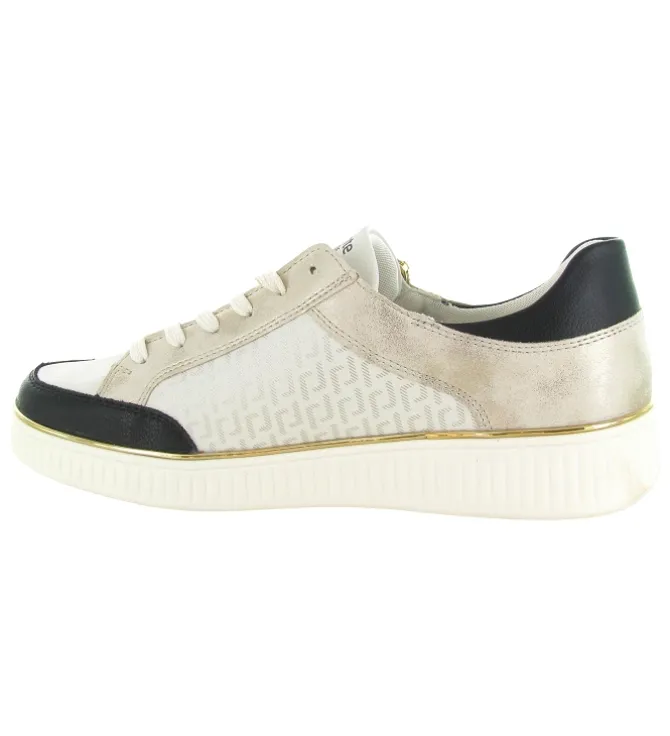 baskets et sneakers - Confort - femme - Cuir - Blanc - Remonte