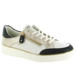 baskets et sneakers - Confort - femme - Cuir - Blanc - Remonte