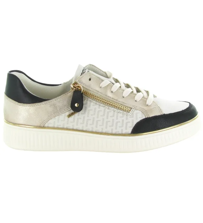 baskets et sneakers - Confort - femme - Cuir - Blanc - Remonte