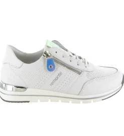 baskets et sneakers - Confort - femme - Cuir - Blanc - Remonte
