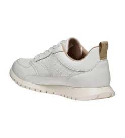 baskets et sneakers - Confort - femme - Cuir - Blanc - Geox