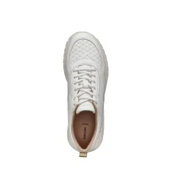 baskets et sneakers - Confort - femme - Cuir - Blanc - Geox