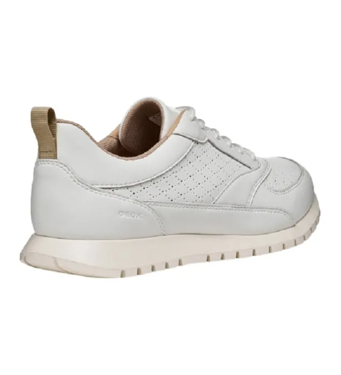 baskets et sneakers - Confort - femme - Cuir - Blanc - Geox
