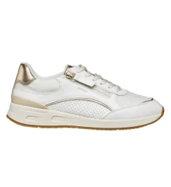 baskets et sneakers - Confort - femme - Cuir - Blanc - Geox