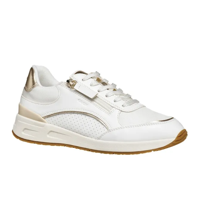 baskets et sneakers - Confort - femme - Cuir - Blanc - Geox