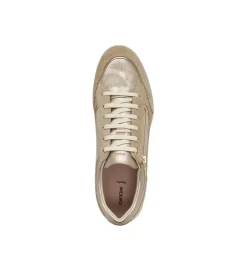 baskets et sneakers - Confort - femme - Cuir - Crème - Geox