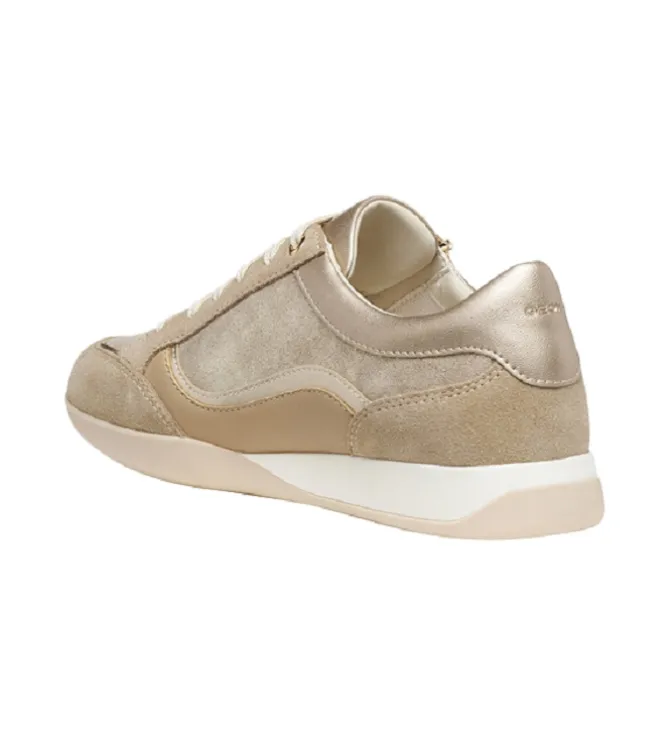 baskets et sneakers - Confort - femme - Cuir - Crème - Geox