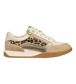 baskets et sneakers - Confort - femme - Cuir - Léopard - Geox