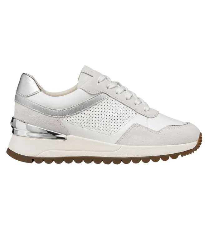 baskets et sneakers - Confort - femme - Cuir - Blanc - Geox