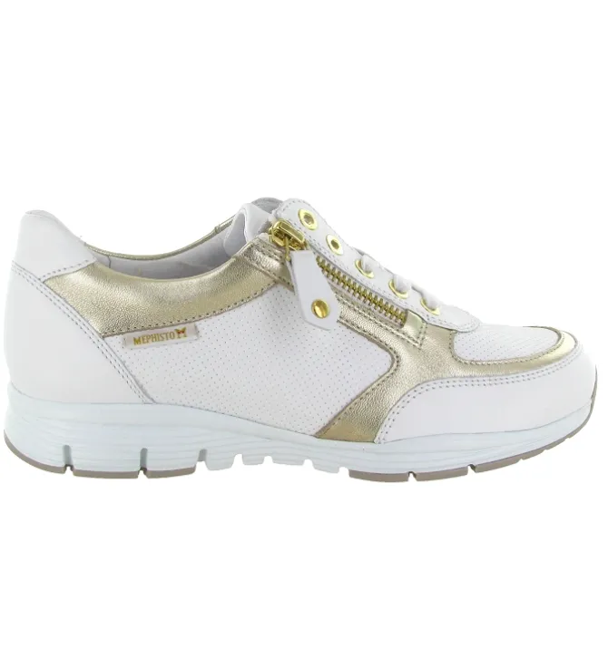 baskets et sneakers - Confort - femme - Cuir - Blanc - Mephisto