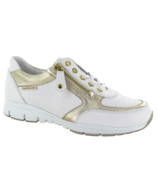 baskets et sneakers - Confort - femme - Cuir - Blanc - Mephisto