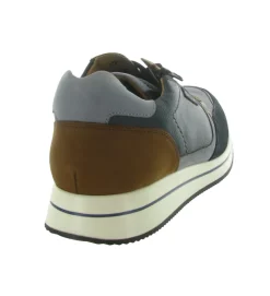 baskets et sneakers - Confort - homme - Cuir - Bleu - Mephisto