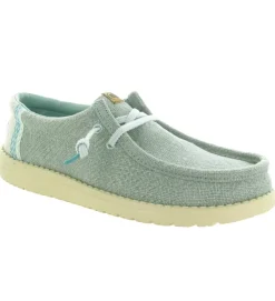 baskets et sneakers - Confort - homme - Toile - Bleu - Hey dude