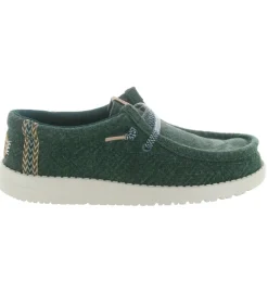 baskets et sneakers - Confort - homme - Toile - Kaki - Hey dude