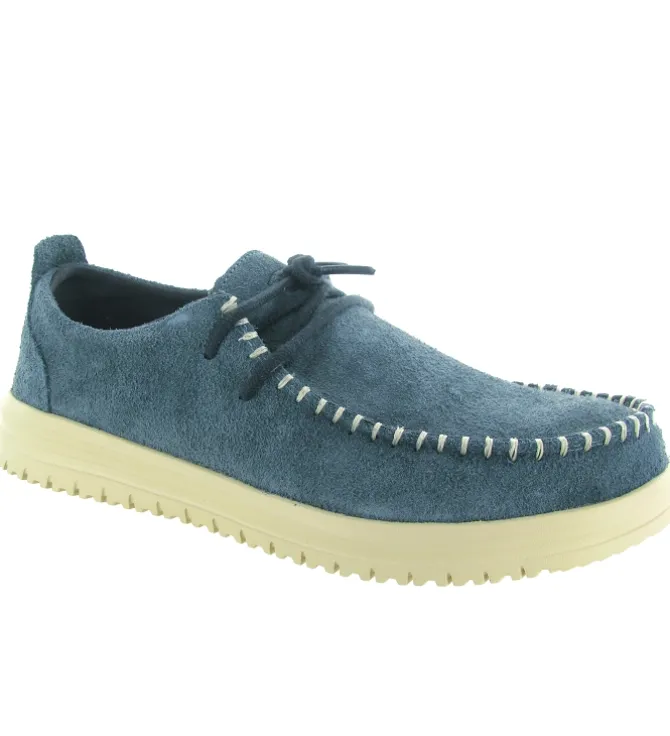 baskets et sneakers - Confort - homme - Toile - Bleu - Hey dude