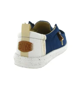 baskets et sneakers - Confort - homme - Toile - Bleu Marine - Hey dude
