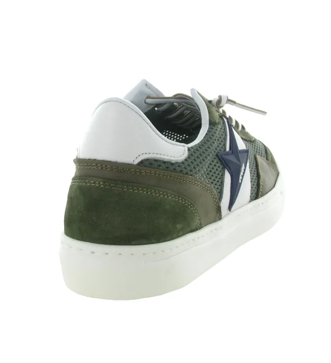 baskets et sneakers - Confort - homme - Cuir - Kaki - Cetti