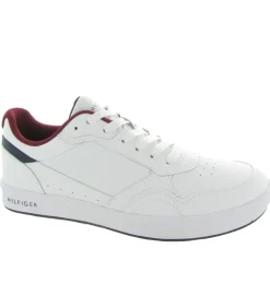 baskets et sneakers - Confort - homme - Cuir - Blanc - Tommy hilfiger