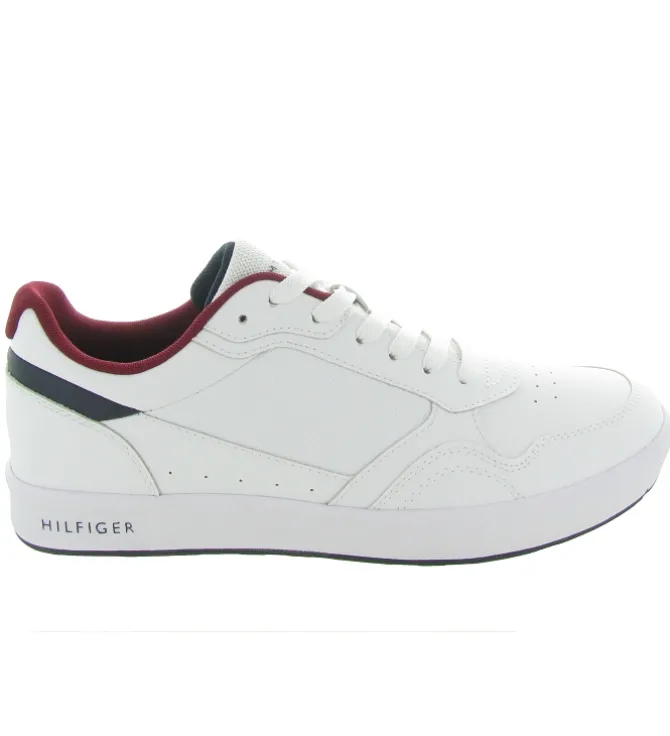 baskets et sneakers - Confort - homme - Cuir - Blanc - Tommy hilfiger