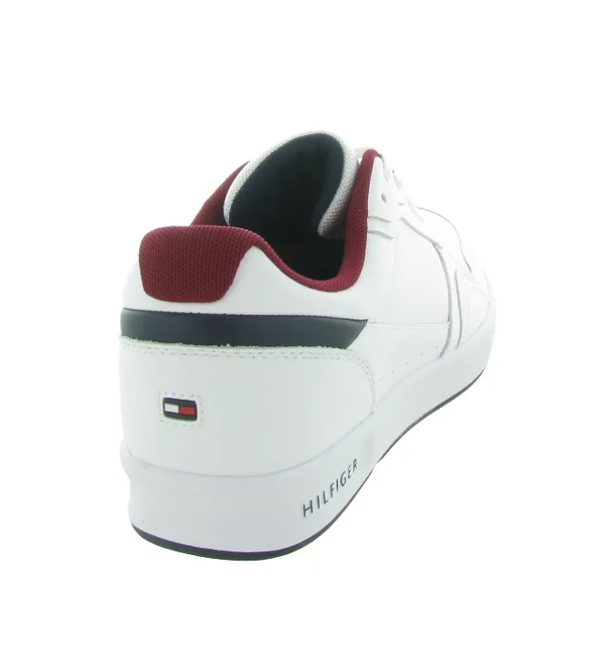 baskets et sneakers - Confort - homme - Cuir - Blanc - Tommy hilfiger