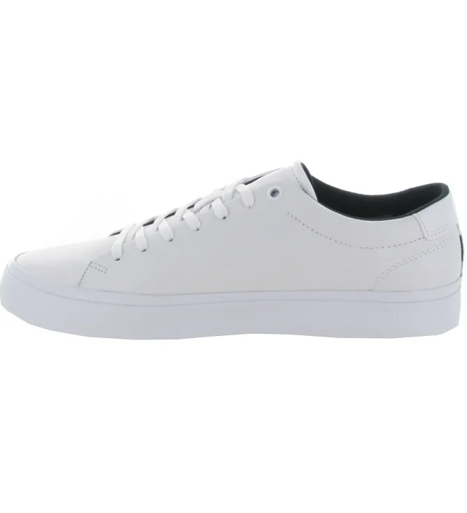 baskets et sneakers - Confort - homme - Cuir - Blanc - Tommy hilfiger