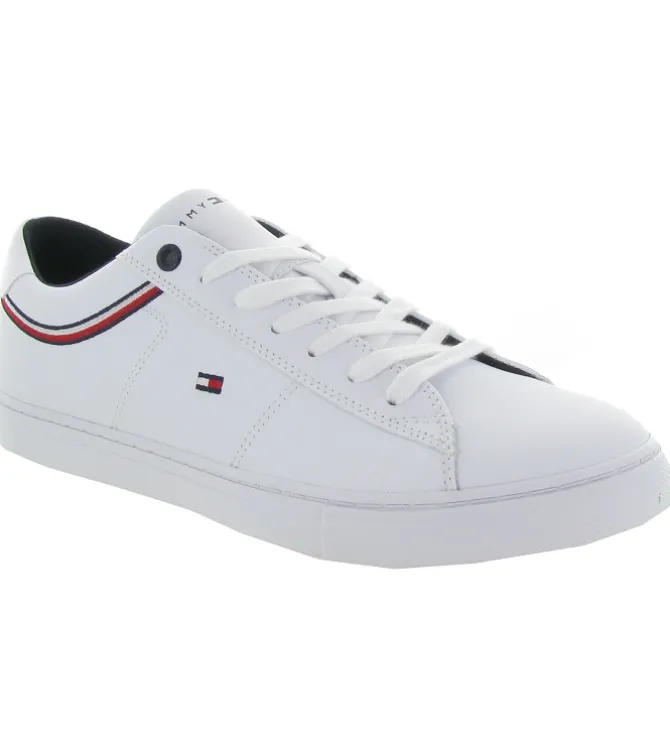 baskets et sneakers - Confort - homme - Cuir - Blanc - Tommy hilfiger