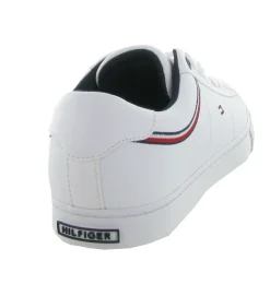 baskets et sneakers - Confort - homme - Cuir - Blanc - Tommy hilfiger
