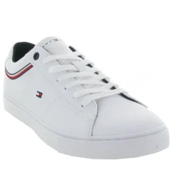 baskets et sneakers - Confort - homme - Cuir - Blanc - Tommy hilfiger