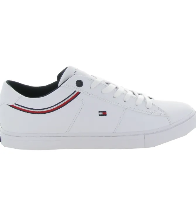 baskets et sneakers - Confort - homme - Cuir - Blanc - Tommy hilfiger