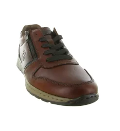 baskets et sneakers - Confort - homme - Cuir - Marron - Rieker