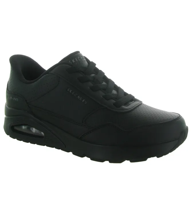 baskets et sneakers - Confort - homme - Synthétique - Noir - Skechers footwear