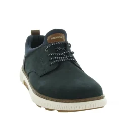 baskets et sneakers - Confort - homme - Cuir - Bleu Marine - Rieker