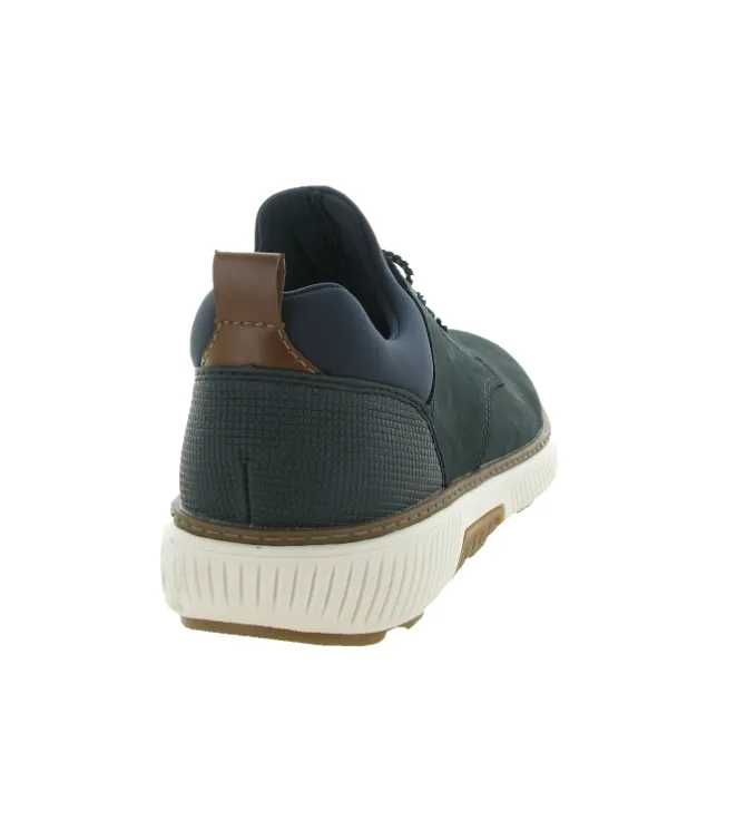 baskets et sneakers - Confort - homme - Cuir - Bleu Marine - Rieker