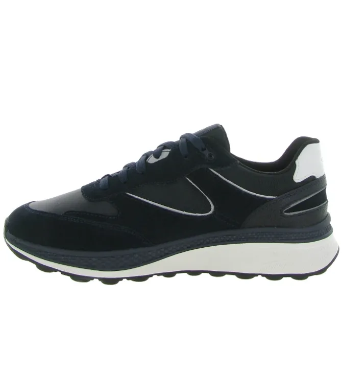 baskets et sneakers - Confort - homme - Nubuck - Bleu Marine - Geox