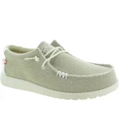 baskets et sneakers - Confort - homme - Toile - Beige - Hey dude