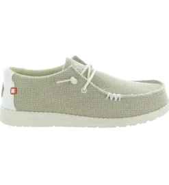 baskets et sneakers - Confort - homme - Toile - Beige - Hey dude