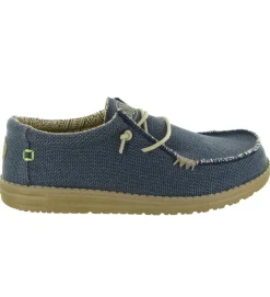 baskets et sneakers - Confort - homme - Toile - Bleu jean - Hey dude