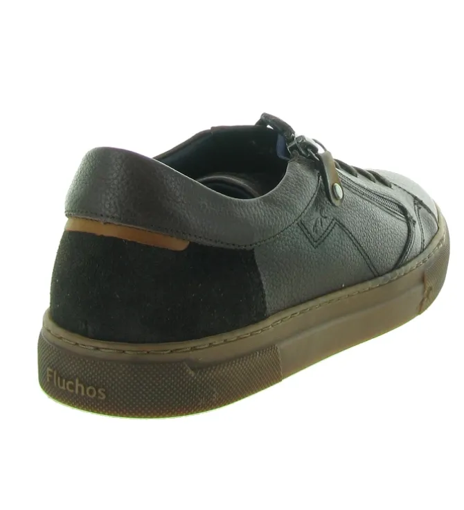 baskets et sneakers - Confort - homme - Cuir - Marron - Fluchos